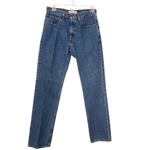 Levi Signature Men's Denim Blue Jeans Size 32 X 34 Medium Rise 100% Cotton